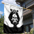 Viking Skull Garden Flag Bear Viking Cross Skull - Wonder Print Shop