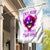 Flame Skull Garden Flag Walk Away I Have Anger Issues And Dislike For Stupod People - Wonder Print Shop