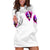 Flame Skull Hoodie Dress Walk Away I Have Anger Issues And Dislike For Stupod People - Wonder Print Shop