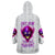 Flame Skull Wearable Blanket Hoodie Walk Away I Have Anger Issues And Dislike For Stupod People - Wonder Print Shop