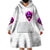 Flame Skull Wearable Blanket Hoodie Walk Away I Have Anger Issues And Dislike For Stupod People - Wonder Print Shop