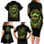 Doule Skull Family Matching Long Sleeve Bodycon Dress and Hawaiian Shirt Angel To Some Demon To Most - Wonder Print Shop