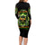 Doule Skull Family Matching Long Sleeve Bodycon Dress and Hawaiian Shirt Angel To Some Demon To Most - Wonder Print Shop