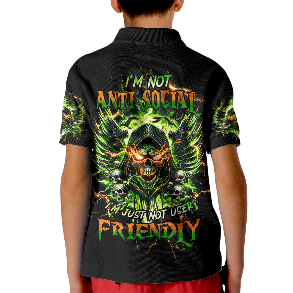 Doule Skull Kid Polo Shirt Angel To Some Demon To Most - Wonder Print Shop