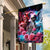 Flame Skull Garden Flag I'm Not Anti Social I'm Just Not User Friendly - Wonder Print Shop