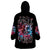 Flame Skull Wearable Blanket Hoodie I'm Not Anti Social I'm Just Not User Friendly