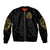 Rose Skull Bomber Jacket Don't Try Figure Me out - Wonder Print Shop