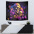 Irish Skull Tapestry Good Girl Drinve Wine, Badass Girl Chug Beer