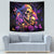 Irish Skull Tapestry Good Girl Drinve Wine, Badass Girl Chug Beer