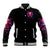 Rose Skull Baseball Jacket No Matter How Much I Try To Be Fucking Nice - Wonder Print Shop