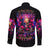 Rose Skull Long Sleeve Button Shirt No Matter How Much I Try To Be Fucking Nice - Wonder Print Shop