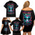 Twin Skull Family Matching Off Shoulder Short Dress and Hawaiian Shirt Don't Try Figure Me out I'm A Special Kind Of Twisted - Wonder Print Shop