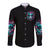 Twin Skull Long Sleeve Button Shirt Don't Try Figure Me out I'm A Special Kind Of Twisted - Wonder Print Shop