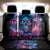 Flame Skull Back Car Seat Cover While You Are Talking Behind My Back Freel Free To Bend Down And Kiss My Ass DT01