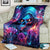 Flame Skull Blanket While You Are Talking Behind My Back Freel Free To Bend Down And Kiss My Ass