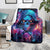 Flame Skull Blanket While You Are Talking Behind My Back Freel Free To Bend Down And Kiss My Ass