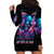 Flame Skull Hoodie Dress While You Are Talking Behind My Back Freel Free To Bend Down And Kiss My Ass - Wonder Print Shop