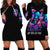 Flame Skull Hoodie Dress While You Are Talking Behind My Back Freel Free To Bend Down And Kiss My Ass - Wonder Print Shop