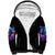 Flame Skull Sherpa Hoodie While You Are Talking Behind My Back Freel Free To Bend Down And Kiss My Ass - Wonder Print Shop