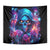 Flame Skull Tapestry While You Are Talking Behind My Back Freel Free To Bend Down And Kiss My Ass