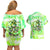 Irish Skull Couples Matching Off Shoulder Short Dress and Hawaiian Shirt Drink Up Bitch - Wonder Print Shop