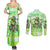 Irish Skull Couples Matching Summer Maxi Dress and Long Sleeve Button Shirt Drink Up Bitch - Wonder Print Shop