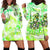 Irish Skull Hoodie Dress Drink Up Bitch - Wonder Print Shop