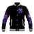 Lady Skull Baseball Jacket I'm Not Anti Social I'm Just Not User Friendly - Wonder Print Shop