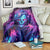 Lady Skull Blanket I'm Not Anti Social I'm Just Not User Friendly