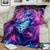 Lady Skull Blanket I'm Not Anti Social I'm Just Not User Friendly