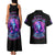 Lady Skull Couples Matching Tank Maxi Dress and Hawaiian Shirt I'm Not Anti Social I'm Just Not User Friendly - Wonder Print Shop