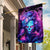 Lady Skull Garden Flag I'm Not Anti Social I'm Just Not User Friendly - Wonder Print Shop