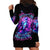 Lady Skull Hoodie Dress I'm Not Anti Social I'm Just Not User Friendly - Wonder Print Shop