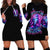 Lady Skull Hoodie Dress I'm Not Anti Social I'm Just Not User Friendly - Wonder Print Shop