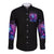 Lady Skull Long Sleeve Button Shirt I'm Not Anti Social I'm Just Not User Friendly - Wonder Print Shop