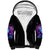 Lady Skull Sherpa Hoodie I'm Not Anti Social I'm Just Not User Friendly - Wonder Print Shop