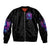 Lady Skull Sleeve Zip Bomber Jacket I'm Not Anti Social I'm Just Not User Friendly - Wonder Print Shop