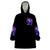 Lady Skull Wearable Blanket Hoodie I'm Not Anti Social I'm Just Not User Friendly - Wonder Print Shop