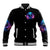 Flame Skull Baseball Jacket Its Not How Crazy I Am But How Much I enjoy It That Makes Me Dangeous - Wonder Print Shop