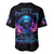 Flame Skull Baseball Jersey Its Not How Crazy I Am But How Much I enjoy It That Makes Me Dangeous - Wonder Print Shop