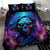 Flame Skull Bedding Set Its Not How Crazy I Am But How Much I enjoy It That Makes Me Dangeous - Wonder Print Shop