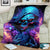 Flame Skull Blanket Its Not How Crazy I Am But How Much I enjoy It That Makes Me Dangeous