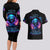 Flame Skull Couples Matching Long Sleeve Bodycon Dress and Hawaiian Shirt Its Not How Crazy I Am But How Much I enjoy It That Makes Me Dangeous - Wonder Print Shop