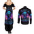 Flame Skull Couples Matching Summer Maxi Dress and Long Sleeve Button Shirt Its Not How Crazy I Am But How Much I enjoy It That Makes Me Dangeous - Wonder Print Shop