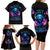 Flame Skull Family Matching Long Sleeve Bodycon Dress and Hawaiian Shirt Its Not How Crazy I Am But How Much I enjoy It That Makes Me Dangeous - Wonder Print Shop