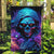 Flame Skull Garden Flag Its Not How Crazy I Am But How Much I enjoy It That Makes Me Dangeous - Wonder Print Shop