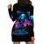 Flame Skull Hoodie Dress Its Not How Crazy I Am But How Much I enjoy It That Makes Me Dangeous - Wonder Print Shop