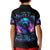 Flame Skull Kid Polo Shirt Its Not How Crazy I Am But How Much I enjoy It That Makes Me Dangeous - Wonder Print Shop