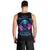 Flame Skull Men Tank Top Its Not How Crazy I Am But How Much I enjoy It That Makes Me Dangeous - Wonder Print Shop