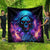 Flame Skull Quilt Its Not How Crazy I Am But How Much I enjoy It That Makes Me Dangeous